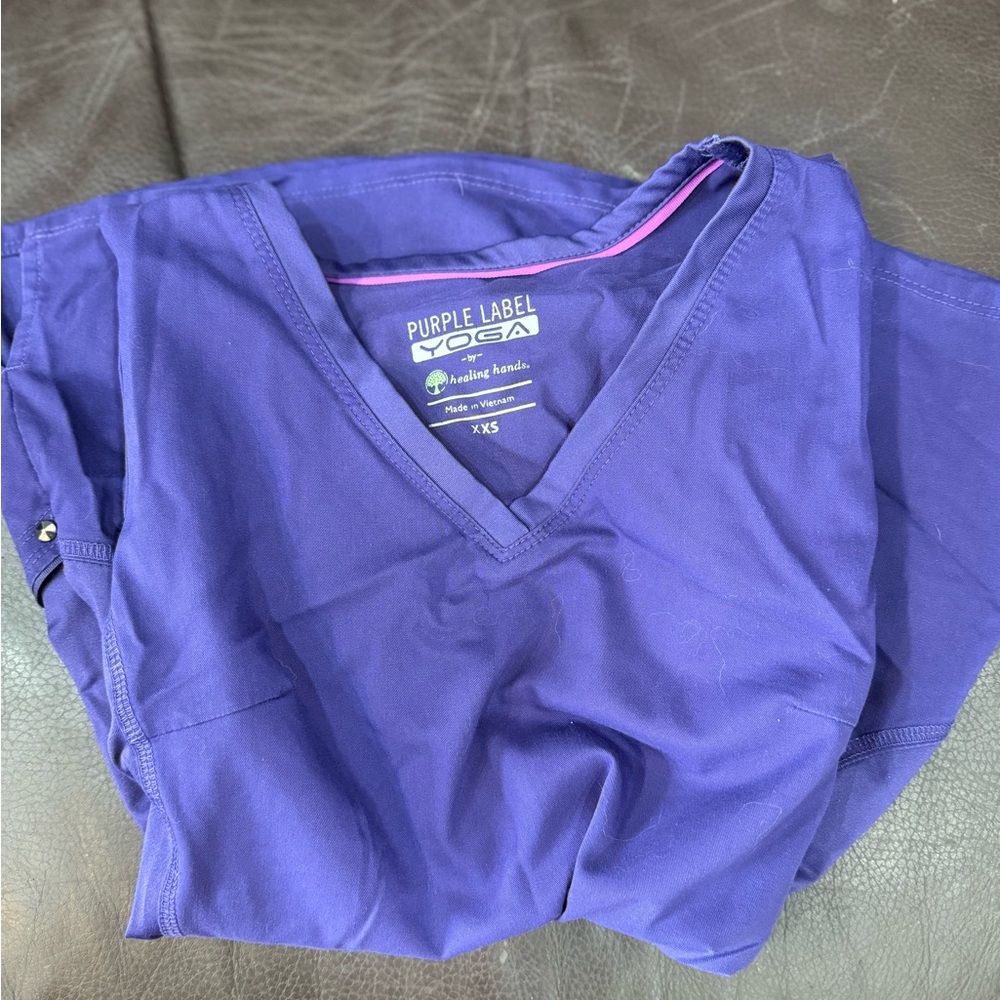 Purple Label Yoga Women's Scrub Top